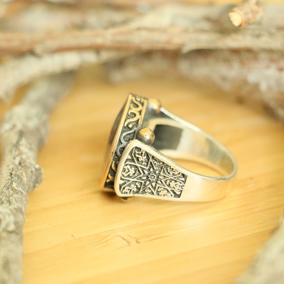 925SterlingSilver Men'sClock MachineryWheels Gear - Picture 6 of 8